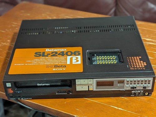 Sony betamax player 2406 - player, sl-2406